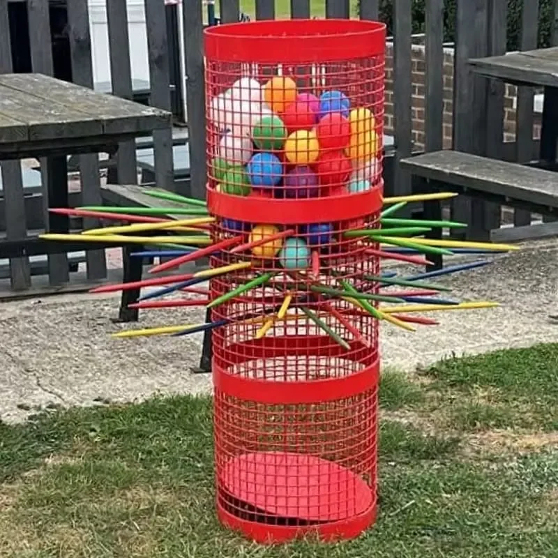 Giant PVC Ball Drop Game Cannonball Carnival Midway Attraction Events Fair Outdoor Playground Amusement Park Kids