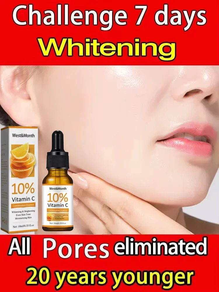 

Vitamin C Face Whitening Serum Spot Serum Hyaluronic Acid to remove dark spots pigment Korean skin care cosmetics