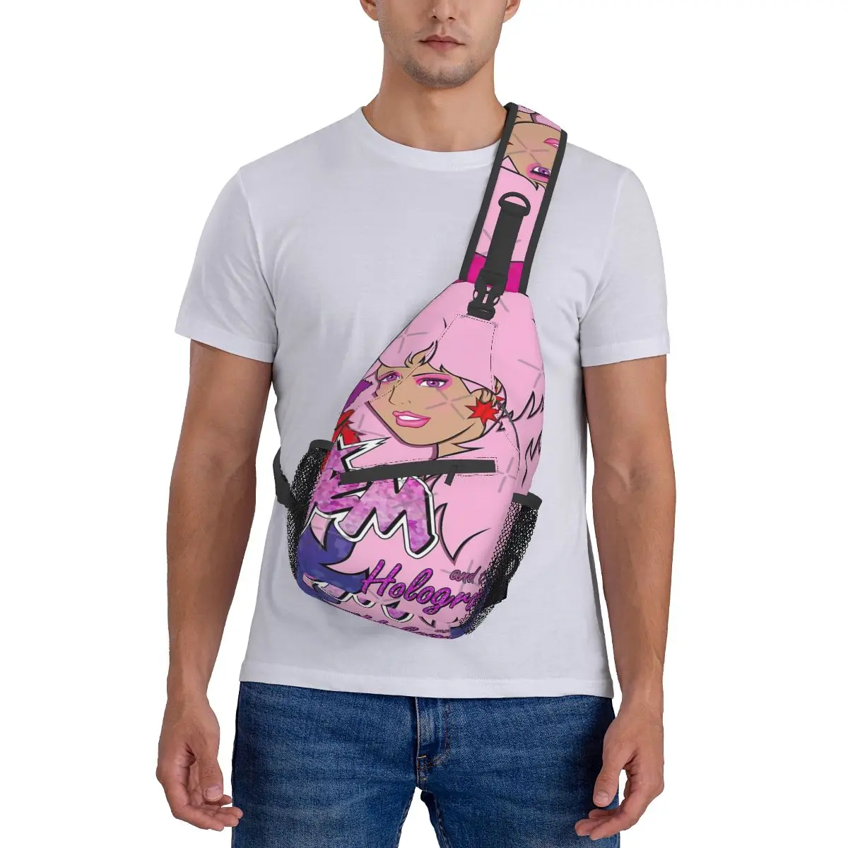 Jem En De Hologrammen Borsttas Vakantie Polyester Schoolkruis Borsttas Multi-Stijl