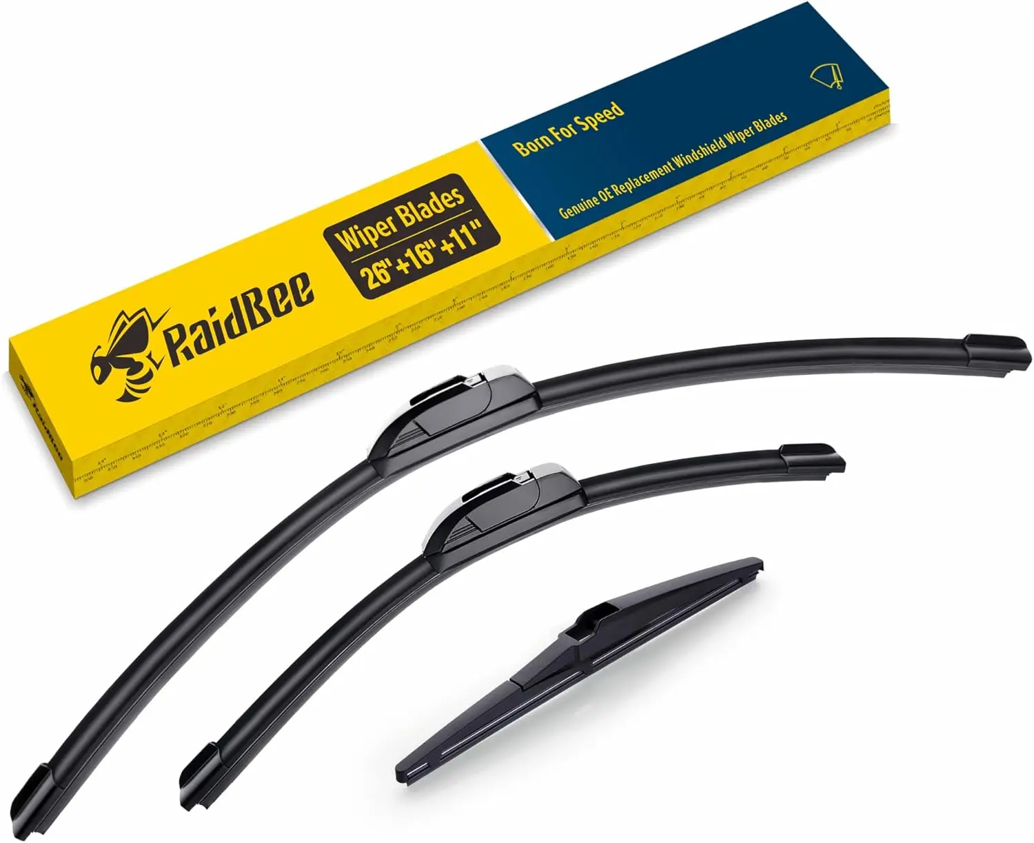 

26"+16" Windshield with 12" Rear Wiper Blade Automotive Replacement Set for KIA Sorento 2016 2017 2018 2019 2020/HYUNDAI Santa