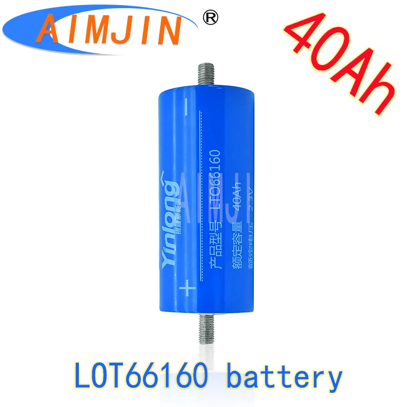 

Lot De Batteries Lithium Titanate 40ah LTO 66160 2.3V 10c à Décharge Pour Système Solaire EV Accumulateurs De Stockage