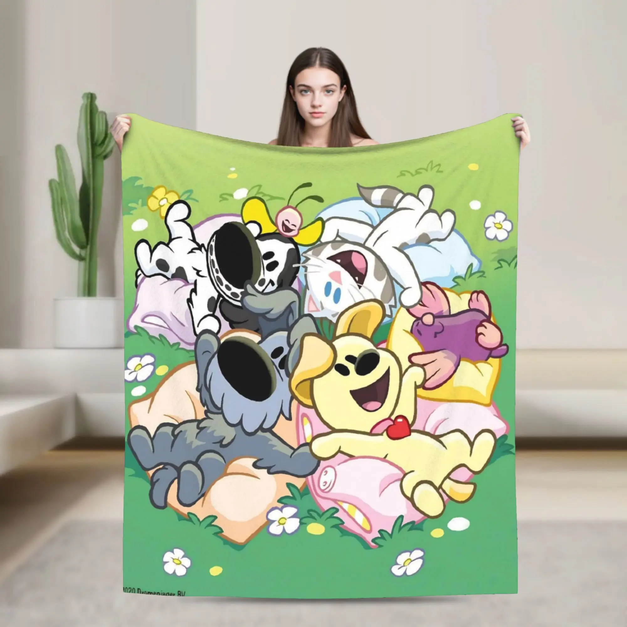 New Arrival Woezels And Pips  Blankets Super Soft Fleece  Cozy Throw Blanket Machine Washable
