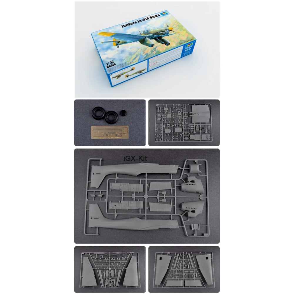 

Trumpeter 03213 1:32 Scale JU87 Ju87A Ju-87A Stuka Dive Bomber Plane Airplane Craft Hobby Assembly Plastic Model Building Kit