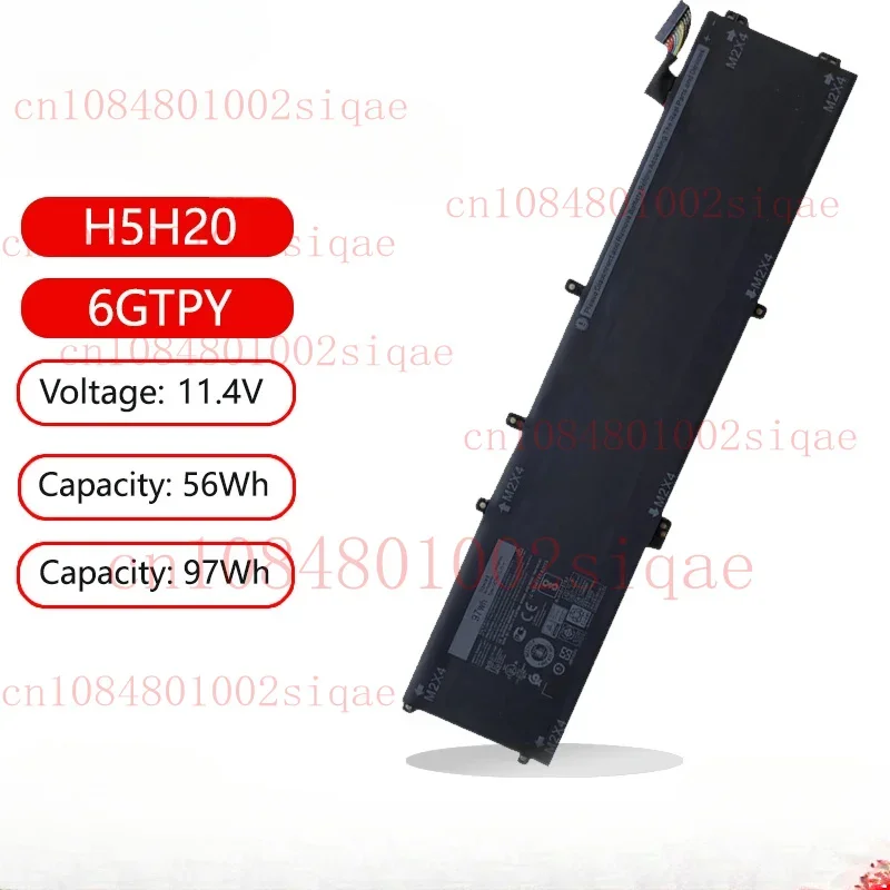 

H5H20 6GTPY Laptop Battery For Dell Inspiron7590,7591,Precision5520,5530,XPS15 7590,9560,9570,5D91C,P83F001,GPM03,P56F002,05041C