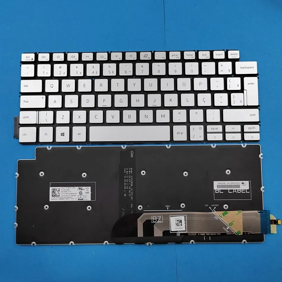 

Brazil Backlit Keyboard For Dell Inspiron 14-7490 7491 5498 13-5000 5390 5391 7000 7390 7391 Latitude 3301 3410 Series 0CY6YW BR