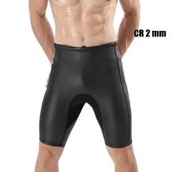 Men 2 MM Triathlon High Quality Keep Warm High Elastic Neoprene Buoyancy Shorts CR Light Smooth Shin Diving Pants Shorts