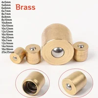 Engrasador de bola de ajuste a presión, engrasador de botón pulsador de latón para Motor de Gas, taza de aceite, boquilla de resorte, engrasador de grasa OD de 4mm a 25mm