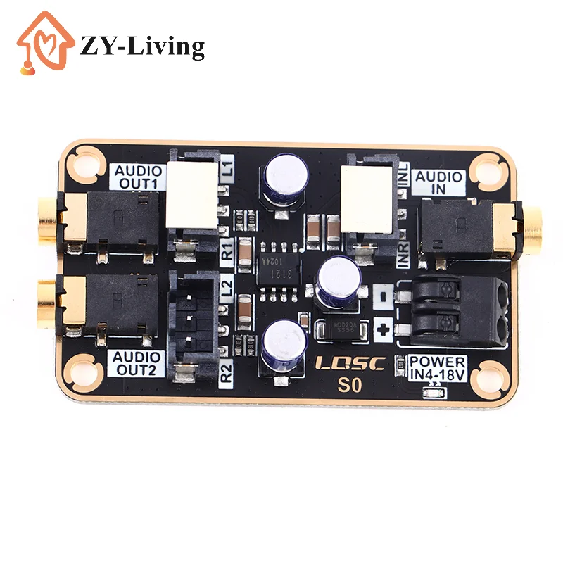 1PCS Audio Isolation Noise Reduction Module Audio Common Ground Noise Cancellation DIY Power Amplifier Board