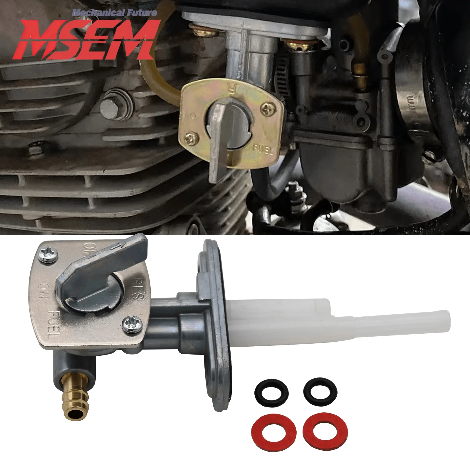 Gas Fuel Petcock Tap Valve Switch Pump For Yamaha TTR 90 125 230 250 WR450F WR426F WR400F WR250Z XT 225 600 600E