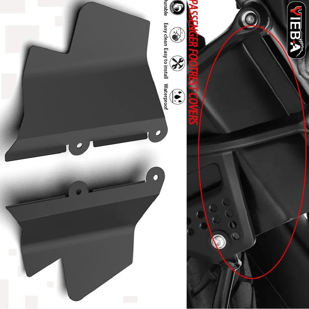 

2025 Fender Splash Guard Shield Protect For Pan America 1250 S ST PA PA1250S 2021-2026 2024 Passenger Footrest Side Frame Cover
