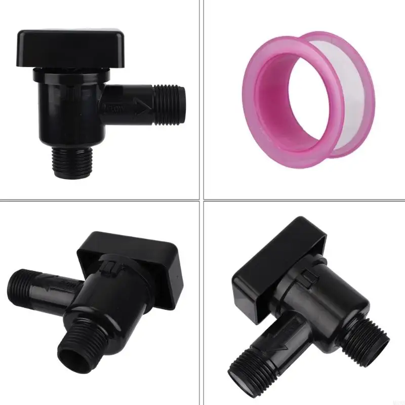 Upgrades Check Valves with PTFE Tape Backflow Prevention for Tank Flushing System M89B