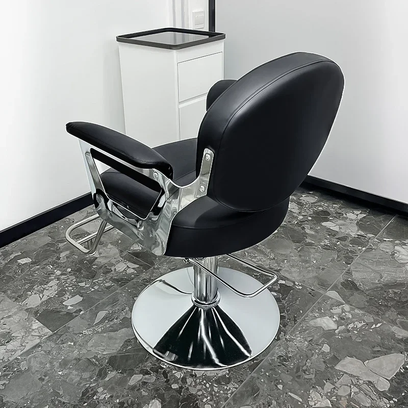 

High-end Barber Shop Hair Cutting Chair Hair Salon Special Lift Rotating Barber Chair Taburete Silla De Montar Furniture