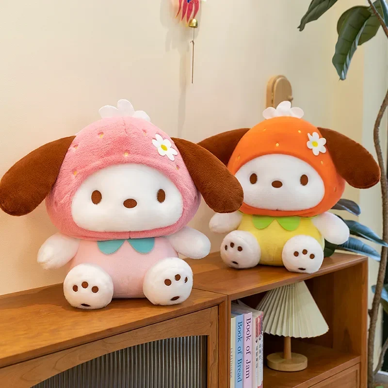 

30-60 см Sanrio Kawaii плюшевые Pochacco мягкие плюшевые мультяшные куклы для мальчиков и девочек подарок на день рождения милое украшение комнаты мягкая декоративная подушка