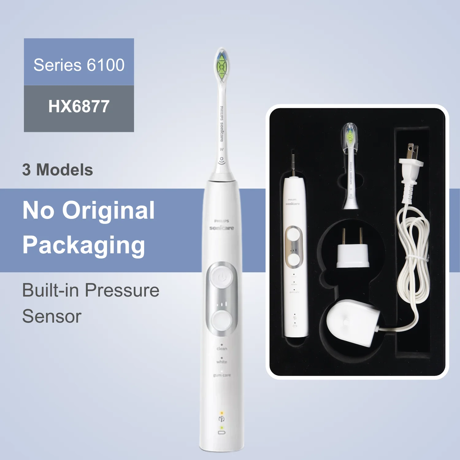 Philips Sonicare 3 Series HX6877,  No Original Box