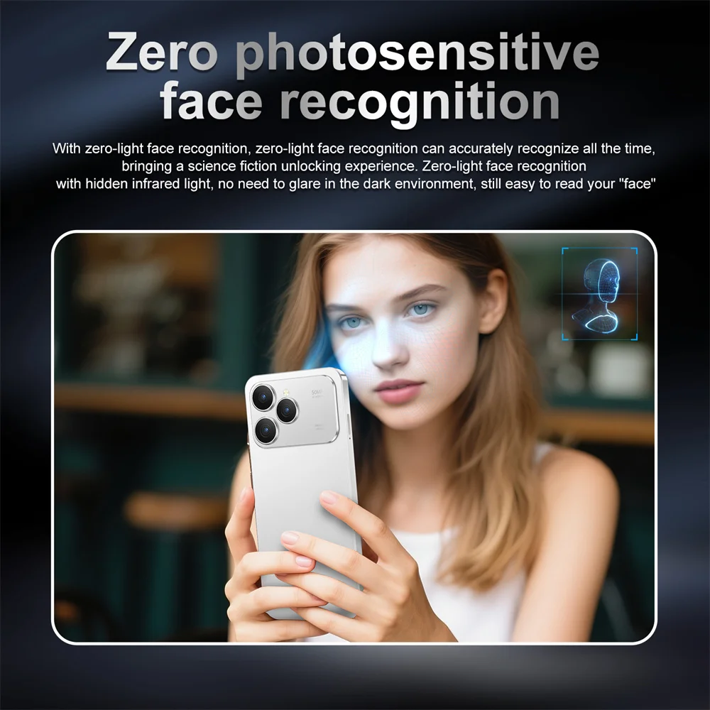 حار i17 برو ماكس 7.0HD الإصدار العالمي 2026 جديد الأصلي الذكية 5G بطاقة مزدوجة 8000mAh بطارية أندرويد 15 وظيفة التعرف على الوجه #4