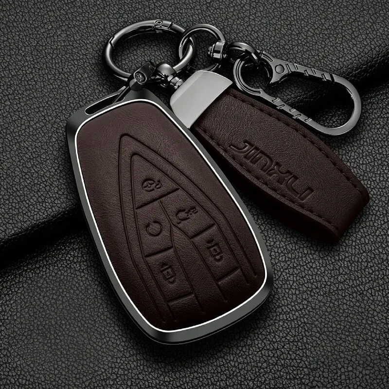 Key Fob Case For Changan UNI T CS75 Plus CS55 Plus UNI S Car Key Protector CS35 Plus Max Zinc Alloy Anti Fall Car Accessories