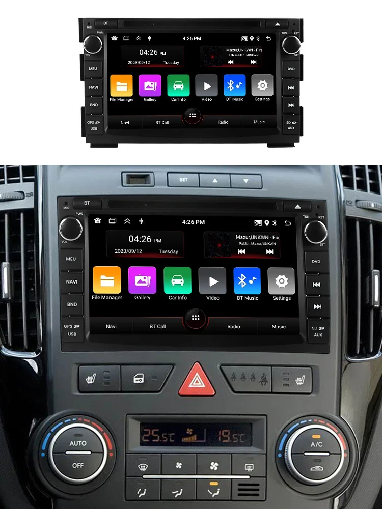 MEKEDE 2din Drahtlose Carplay Android Auto Auto Radio Multimedia Player Für KIA Ceed Venga 2010-2016 WIFI BT GPS Navi Autoradio