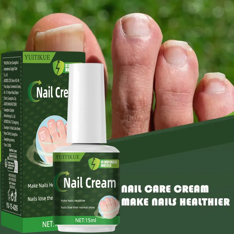 YUITIKUE Nail Repair Cream 15ml - Intensive Repair for Yellow & Dull Nails, Restores Healthy Glow, Day & Night Care