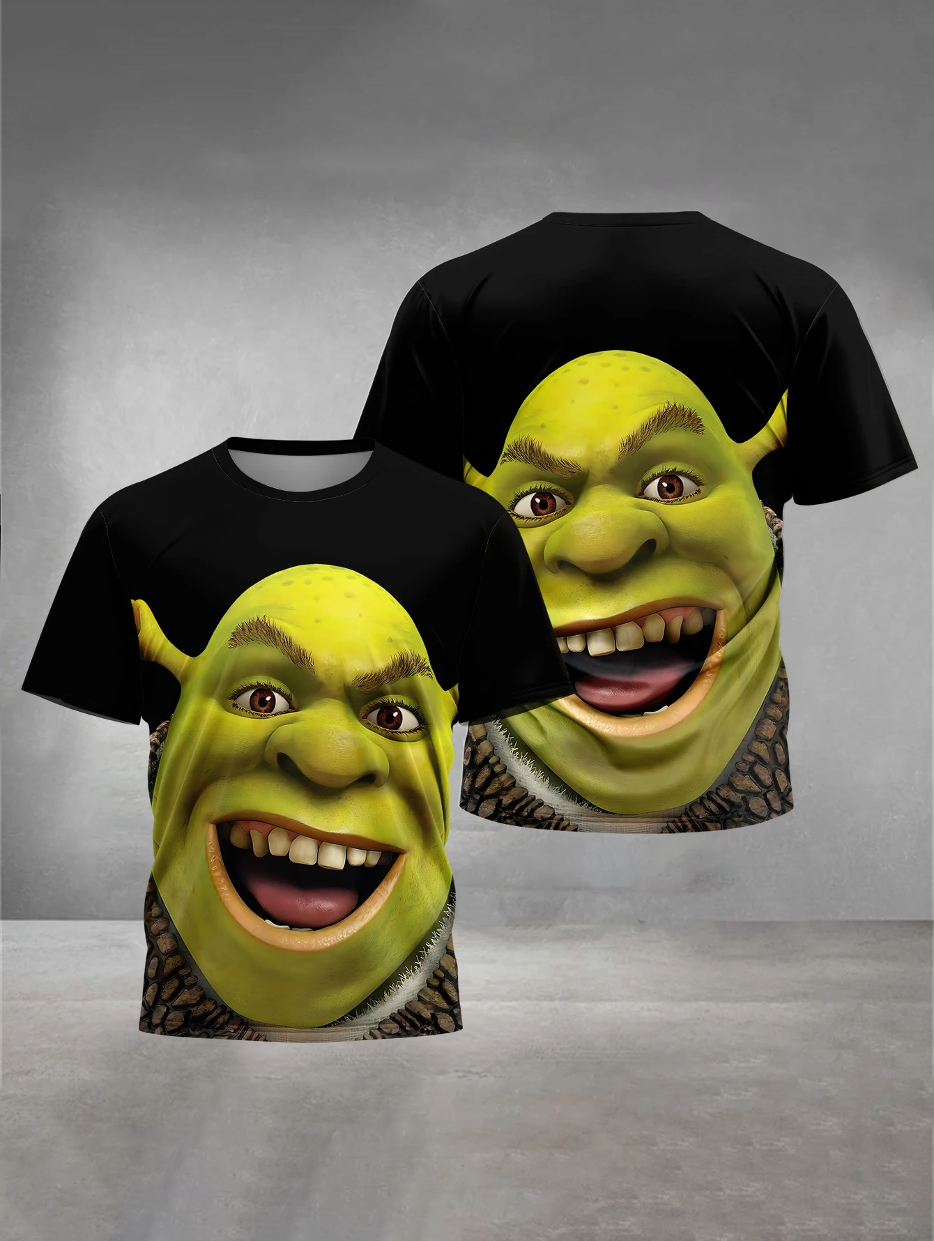 Funny S-Shreks 3D Print Baby Clothing 5 to 14 Years Male Outdoor Clothes for Children Boy Girl Child T-Shirt Top Shirts