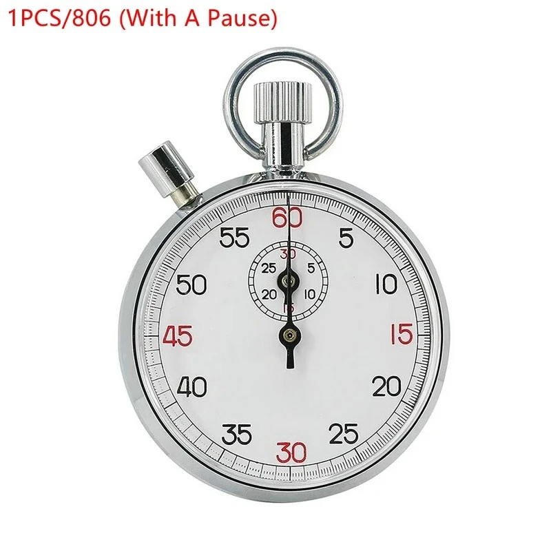 

1Pc Mechanical Stop Watch | 30s/60s Second Chronograph Timer for Teaching Instrument