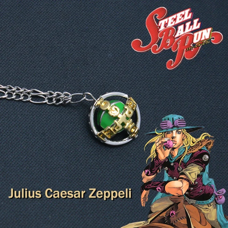 Kujo Jotaro Jolyne Giorno Giovanna Julius Caesar Zeppeli Gyro Fashion Jewelry Anime Peripherals Necklace Cosplay Costumes Props