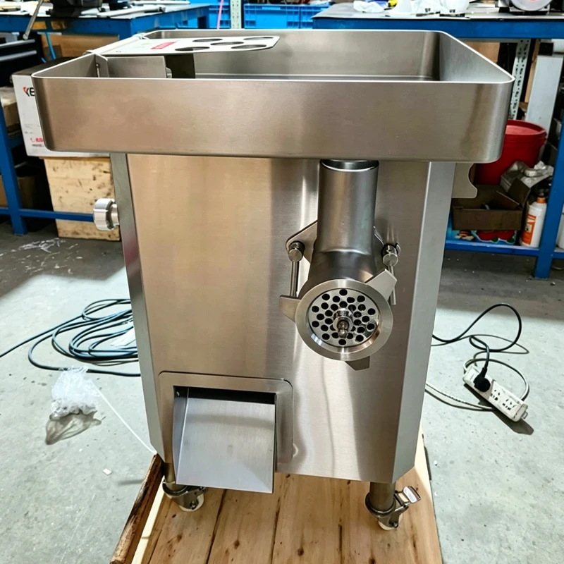 Electric Meat Cutting Machine 515480850mm Commercial Stainless Steel Meat Mincer For Fresh Meat Shop