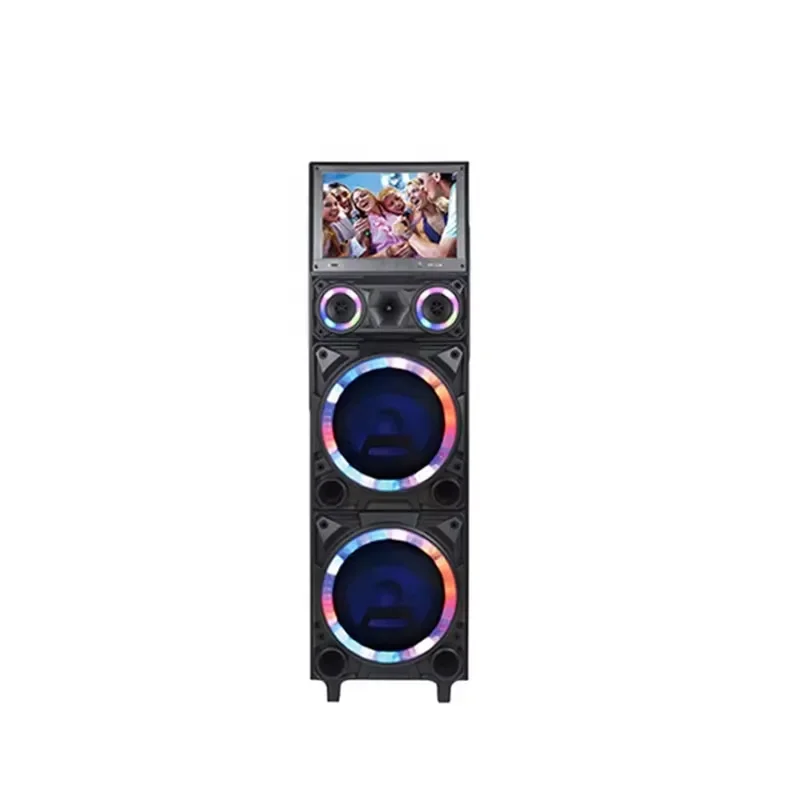 for Portable New 40w Karaoke Player Speaker Home Party Machine Player Karaoke System With 15.4 Inch Touch Screen Speakers