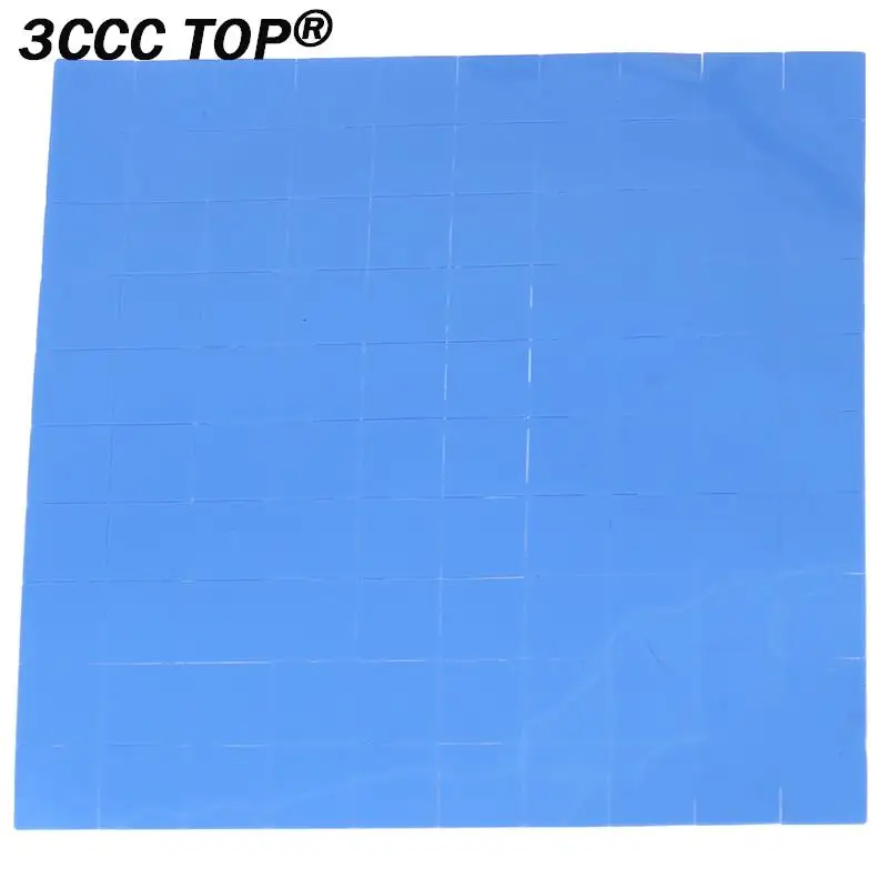 100Pcs 10*10*0.5mm Thermal Pad GPU CPU Heatsink Cooling Conductive Silicone Pads