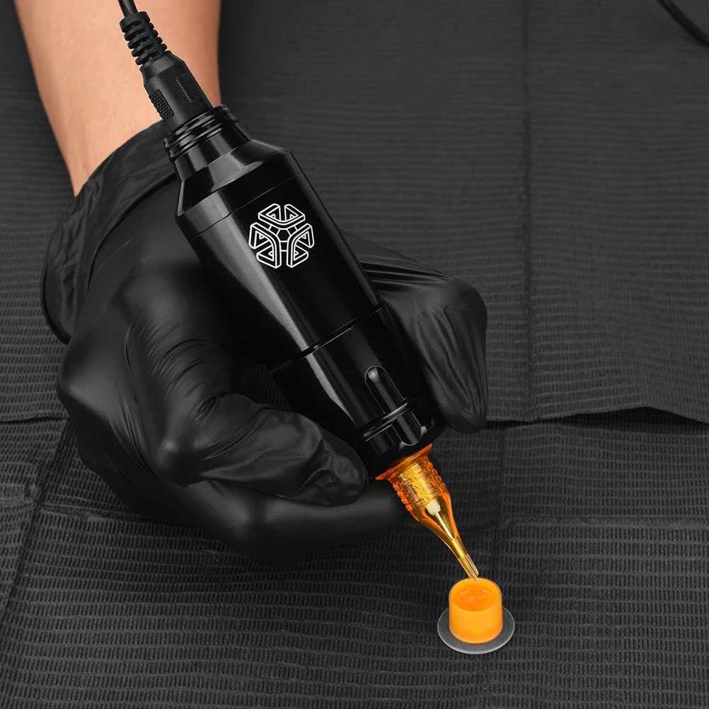 

1pc Aluminum Alloy Tattoo Pen Electric Portable Diy Tattooing Machine Rotary Long Wear-Resistant Practical Tool For Home Use