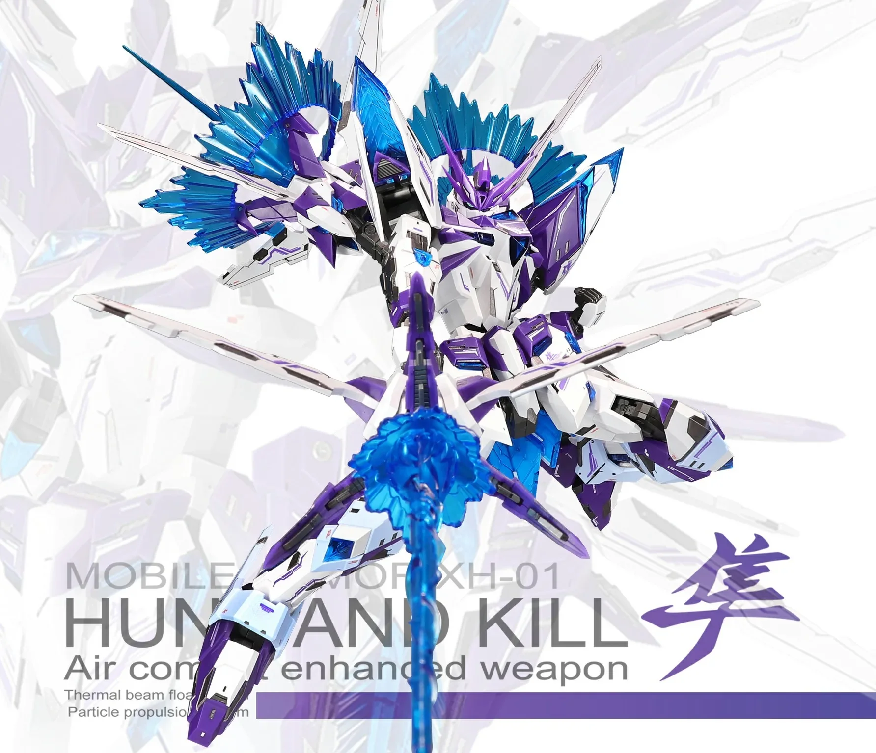 Original In Era Anime Model 1/100 Xh-01 Hunt And Kill Ver. Action Figurine Collectble Snaa Mecha Assembly Kits Model Toys Gifts