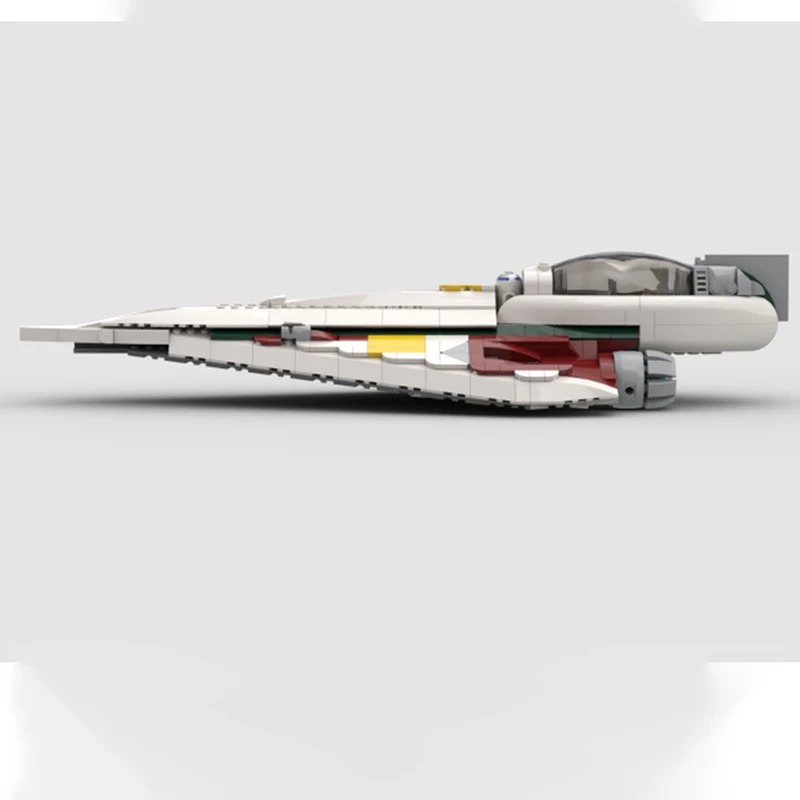 

708pcs MOC Mace Windues's Starfighter Star Battle Building Blocks Christmas Gift Toy to Develop Patience and Concentration