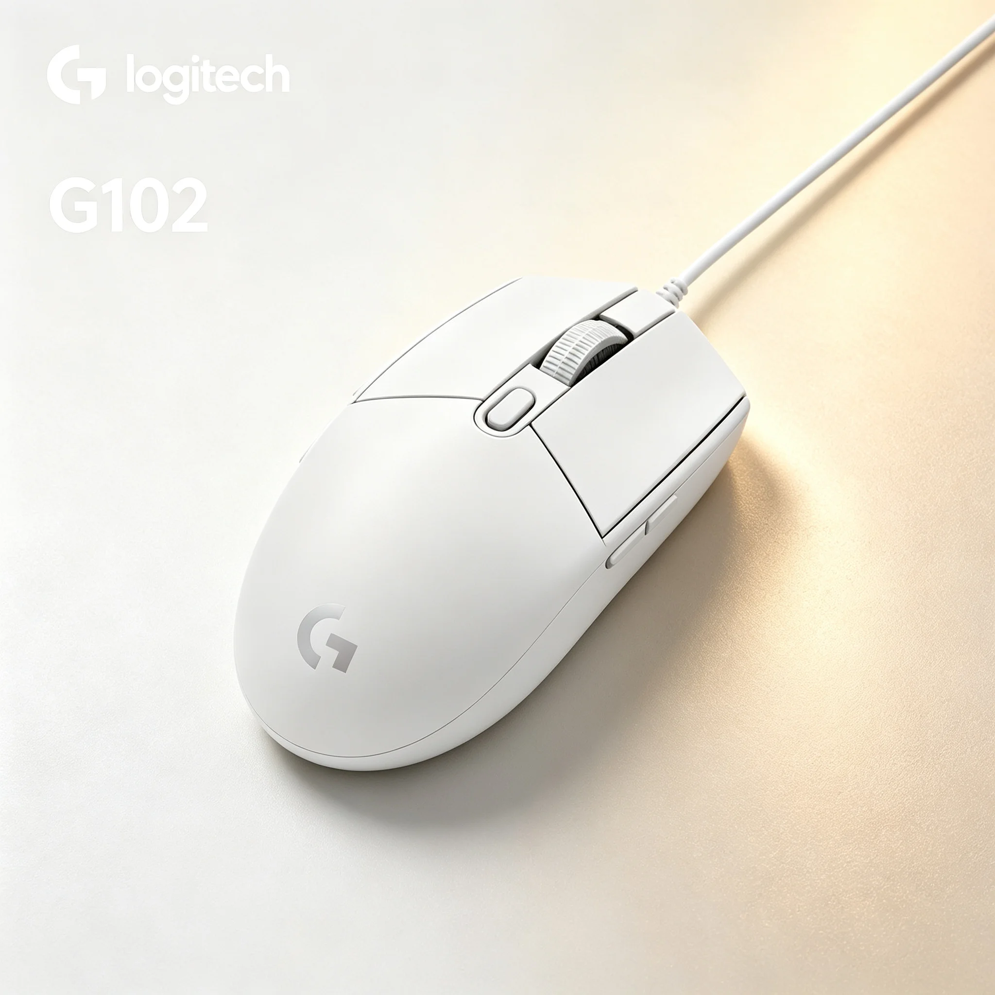 High DPI Logitech G102 Wired RGB Gaming Mouse For CS PUBG LOL League of Legends Valorant Gamer Desktop Mice