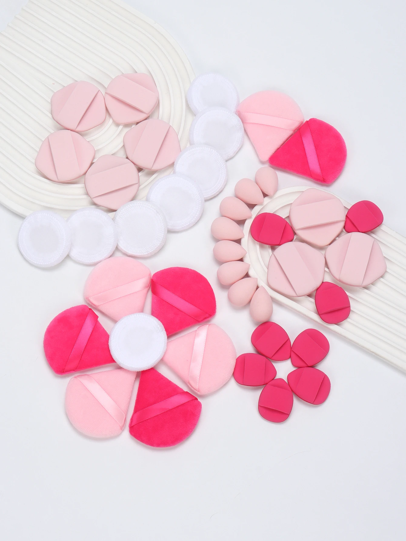 Juego de 40 piezas de círculo blanco pequeño, se convierte más grande al expuesta al agua, no contiene látex, adecuado para toda la piel