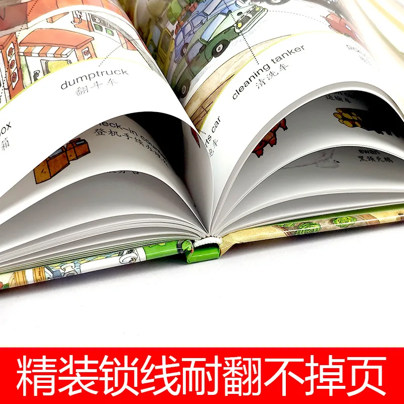 Beginner's English Word Picture Book, Zero Básico Introdução Livro, Livro Infantil