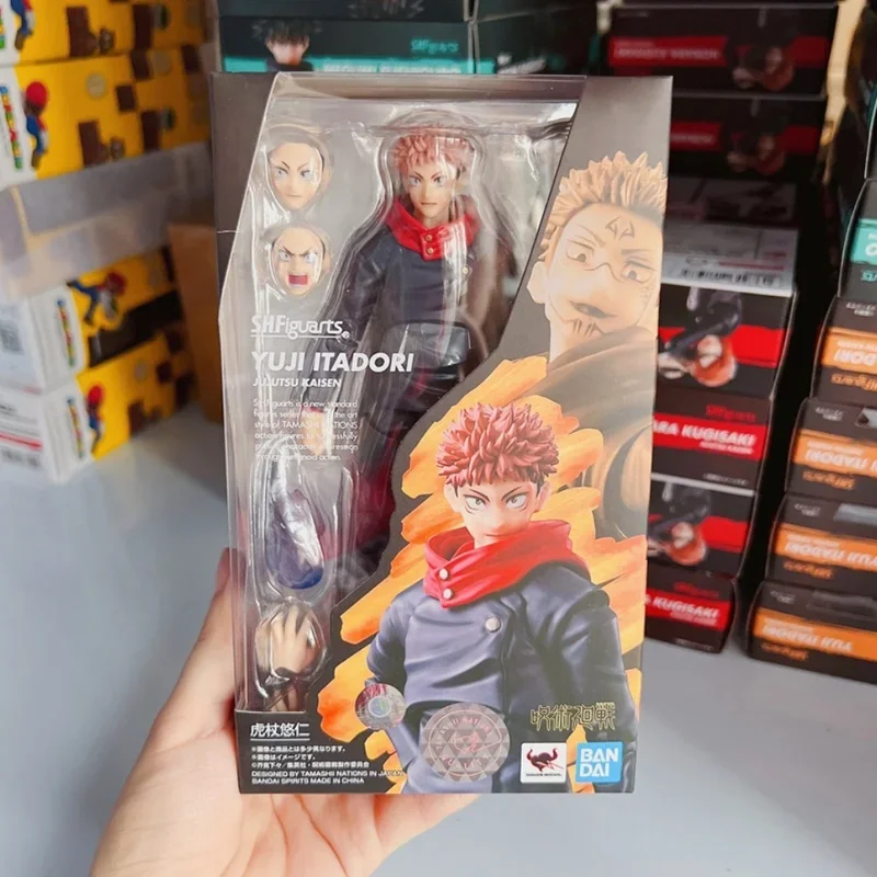 Original Bandai Shfiguarts Jujutsu Kaisen Figure Gojo Satoru Itadori Yuji Fushiguro Megumi Kugisaki Nobara Toy Model Gift ﻿