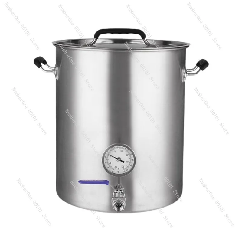 Stainless Steel Home Brewing Keg, Craft Beer Small Batch Fermentation Equipment, Beer Keg Brewing System Kit