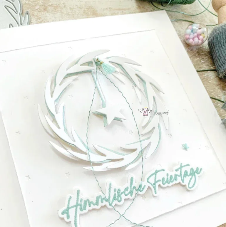 

Металлические вырубные формы Piggy Craft: штампы-вырубки в виде листа, круга, кольца, для скрапбукинга, бумажных поделок, ножи-формы, лезвия, трафареты, вырубные штампы