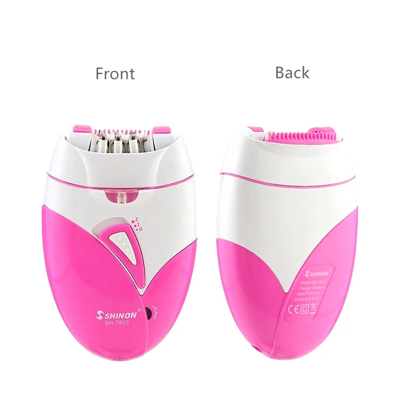 Women epilator electric hair remover bikini trimmer female epilator for face leg underarms usb rechargeable