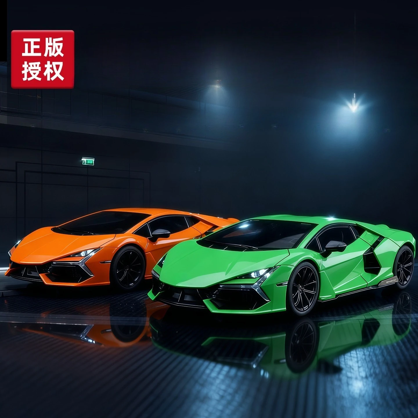 

Модель автомобиля 1:18 Revuelto, литая под давлением, из сплава, со звуком и светом, откатным механизмом, амортизацией, подарок на праздник