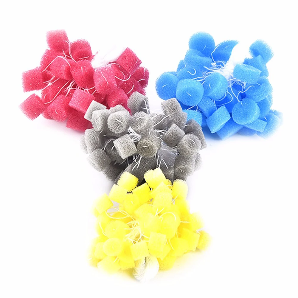 50 Uds almohadillas de impresión para los oídos otoblock impresión tapones para los oídos de espuma tapones para los oídos almohadillas de esponja para tomar la impresión del oído