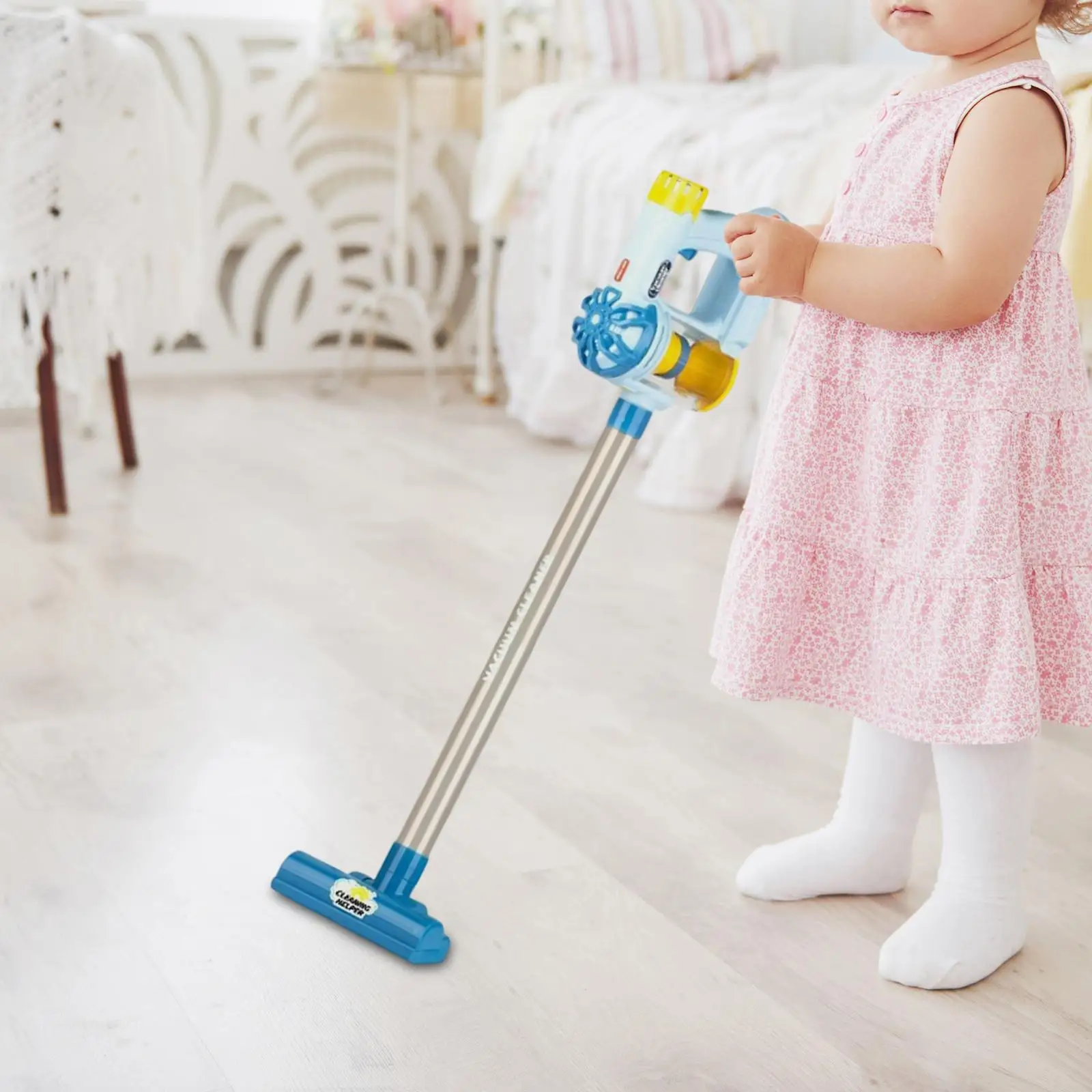 Kids Vacuum Cleaner Toy 3 in 1 Household Housekeeping Role Play Pretend Play Toy