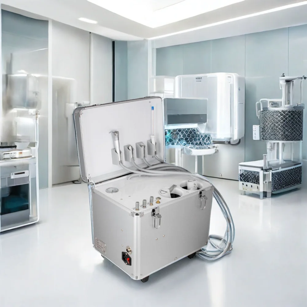

Portable unit treatment medical trolley medical with suction trolley suitcase chair