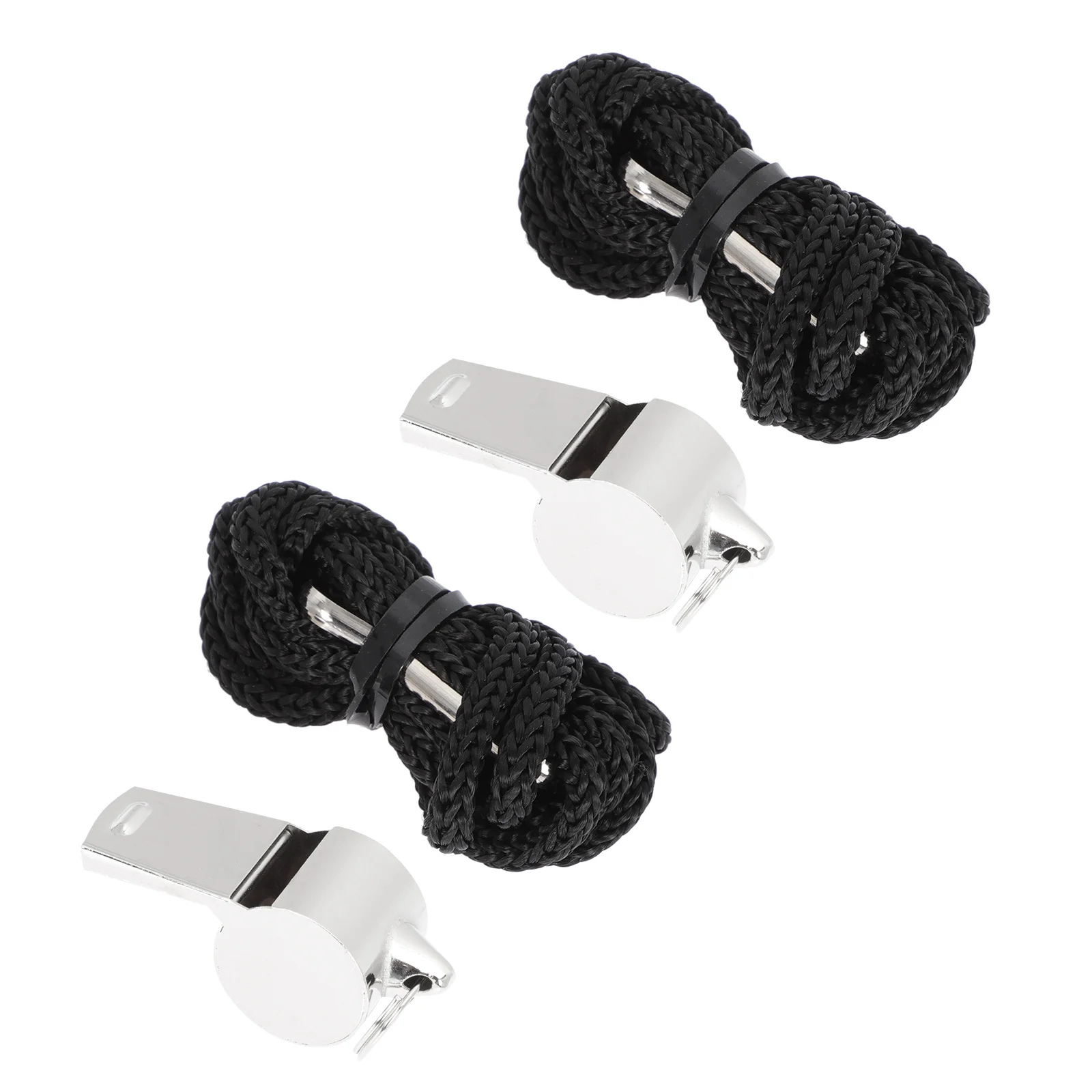 2 قطعة صفارات المواد عالية الجودة الحكم المهنية هش الصوت خفيفة الوزن معلقة لصفارات الحكم الرياضية #5