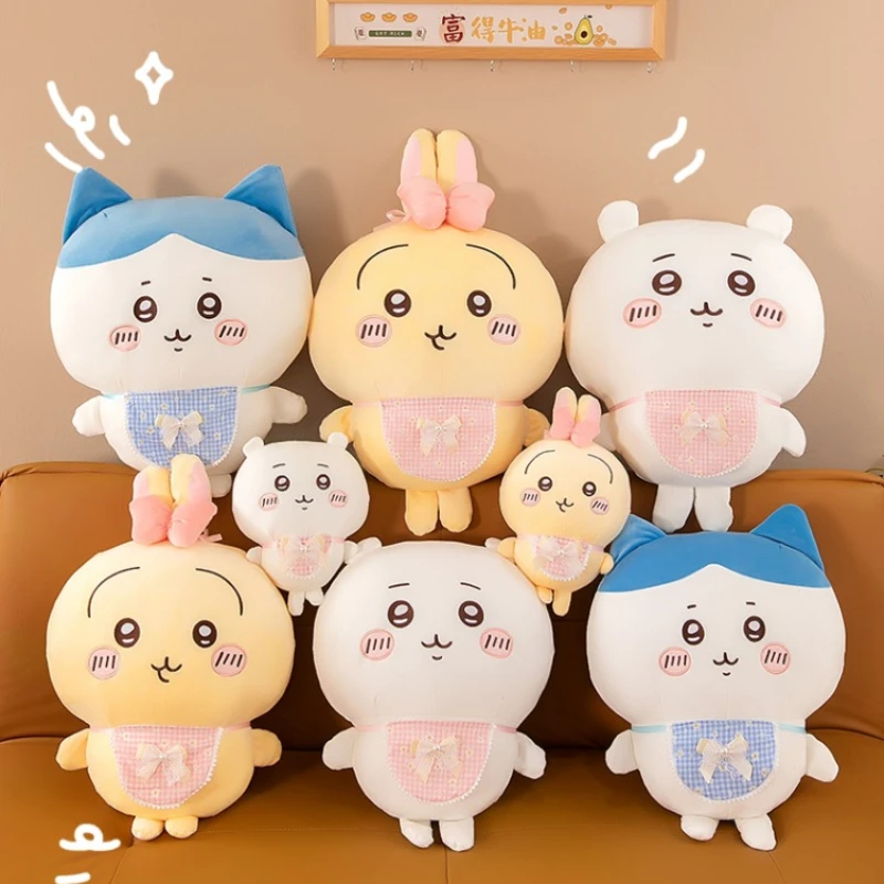 

Sanrio Has Clothes, милая плюшевая женская сумка Hachiware Chiikawa, милая сумка через плечо с героями мультфильмов аниме, подарок на Рождество и день рождения для девочек