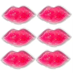 Lip Gel Ice Packs Cold Use for Lip Surgery Flexible Reusable Cooling Pad Cold Compress for Cosmetic Injuries Pain Relief