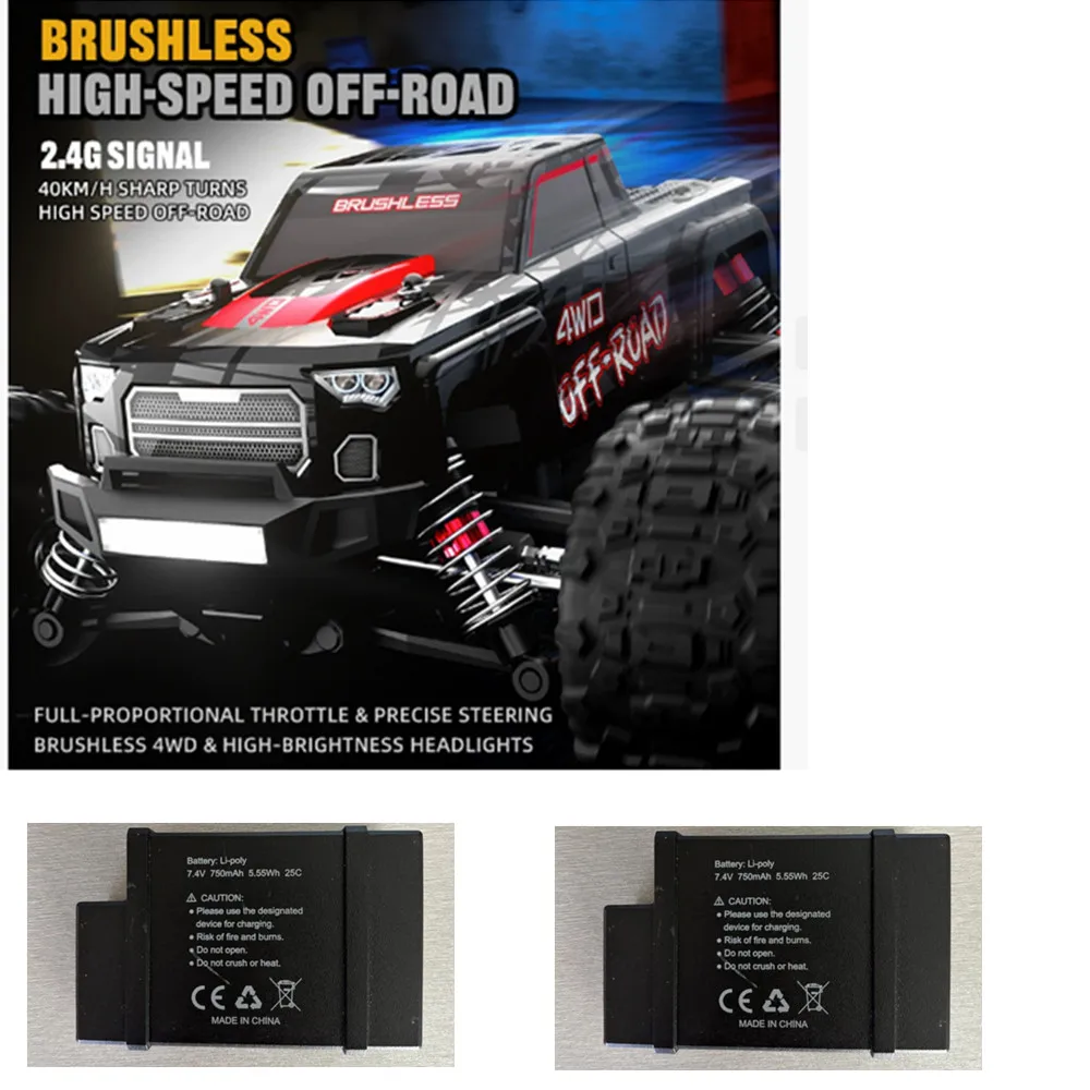 

7.4v 750mAh 5.55Wh 25C Battery /T-plug / Suitable For: JJRC C8811 RC Car Spare Battery C8811 Battery Accessories