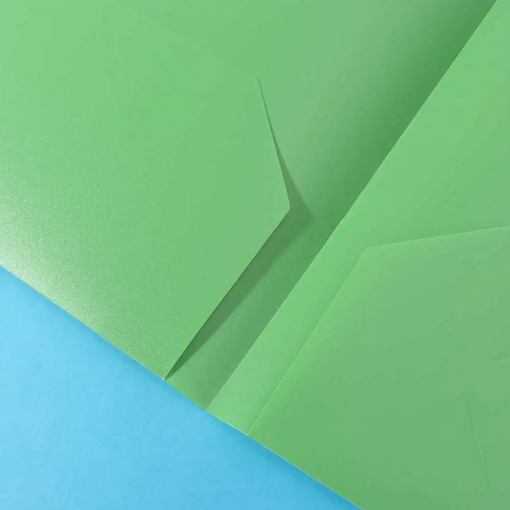 

Fashion A4 File Folder with Pockets Multi-color Folding Folders Large Capacity Simple Double Sided Pocket Folder Office