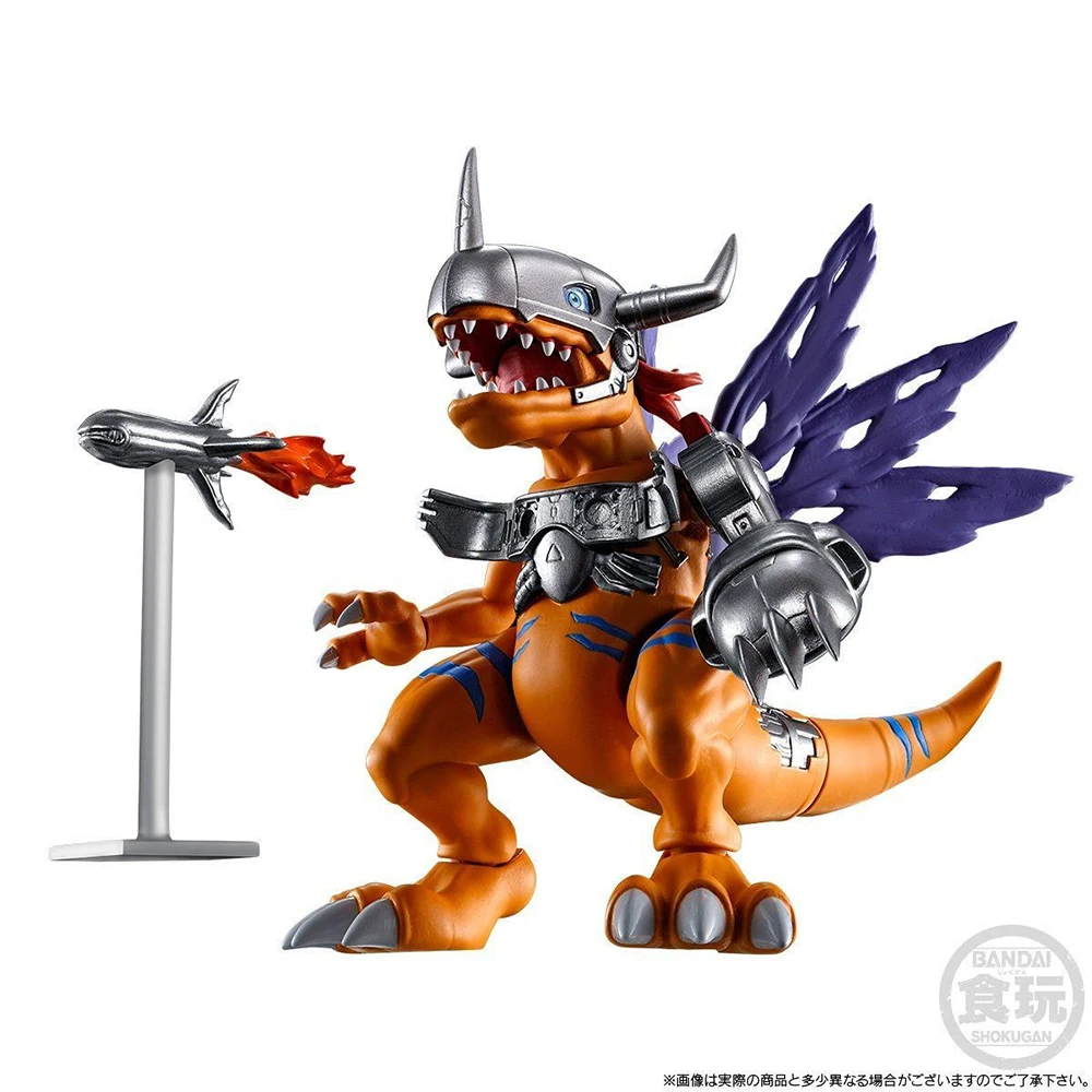 In Stocck Bandai Shokugan: SHODO Digimon MetalGreymon & WereGarurumon LIMITED EDITION Action Anime Figures Model Toys