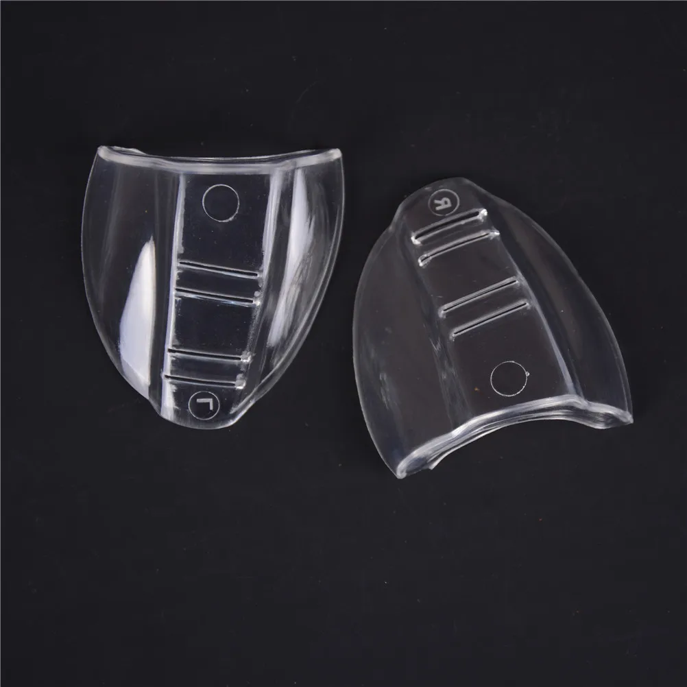 2pcs Transparent Protective Cover For Myopic Glasses Goggles Side Shields Flap Side Supplies 5cmx4.5cm