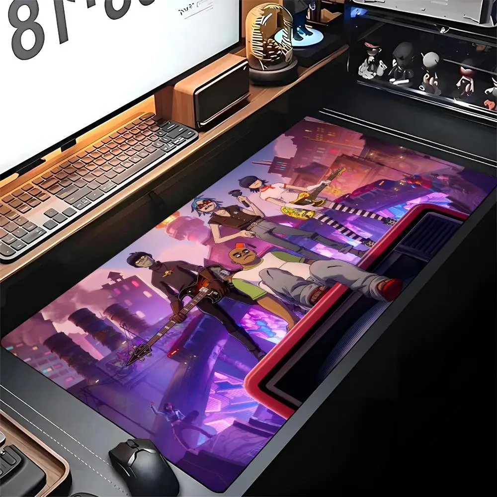 

Demon Days G-GorillazS Mouse Pad Edge Big Gaming Locking Computer Gamer Large Rubber Art Mousepad Laptop Retail Desk Mat